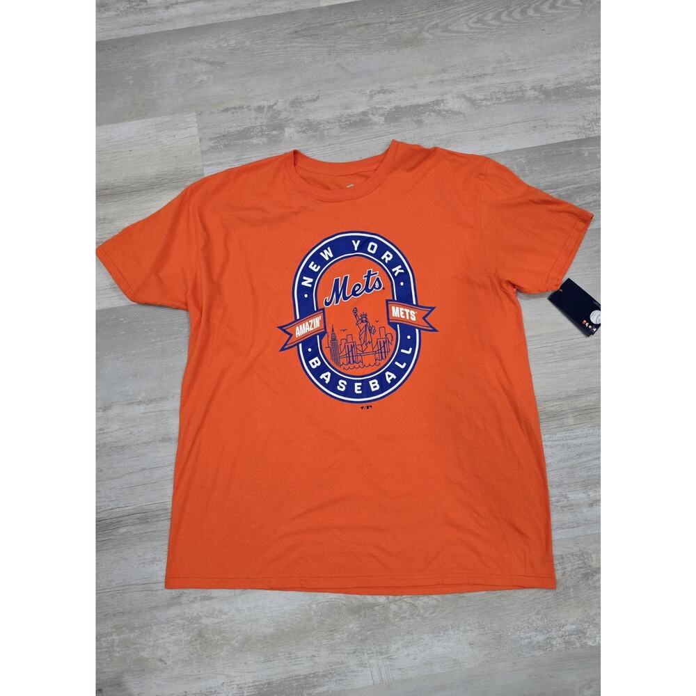 New York Mets Fanatics "Glory Bound" Orange Graphic T-Shirt - Men's 2XL - NWT